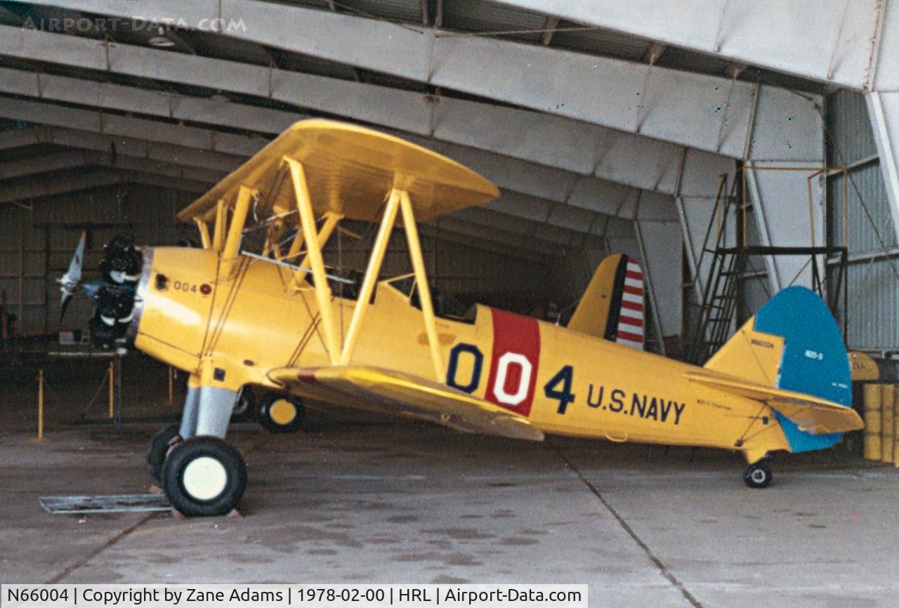 N66004, 1941 Boeing A75N1 C/N 75-2446, In the CAF hanger at Harlingen