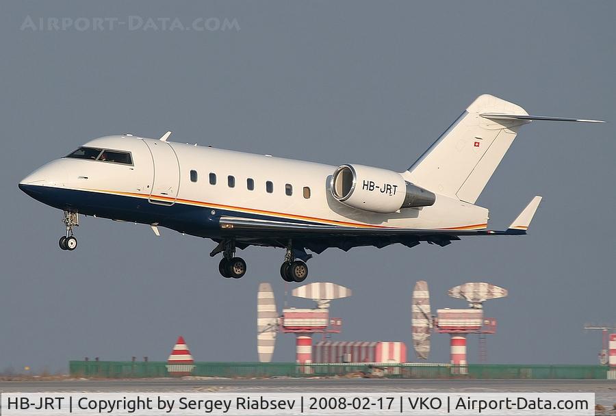 HB-JRT, 1999 Bombardier Challenger 604 (CL-600-2B16) C/N 5442, Canadair CL-600-2B16 Challenger 604