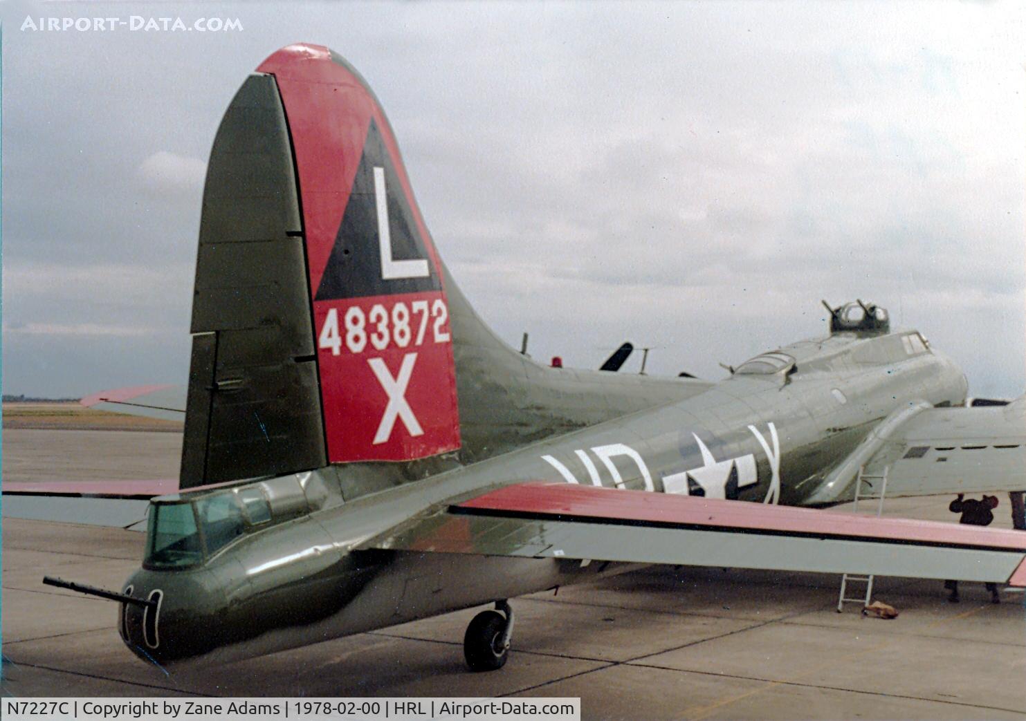 N7227C, 1944 Boeing B-17G Fortress C/N 32513, Texas Raiders at Harlingen
