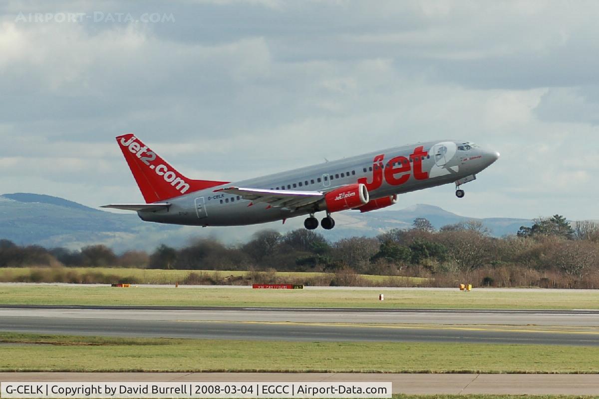 G-CELK, 1986 Boeing 737-330 C/N 23530, Jet2.com - Taking Off