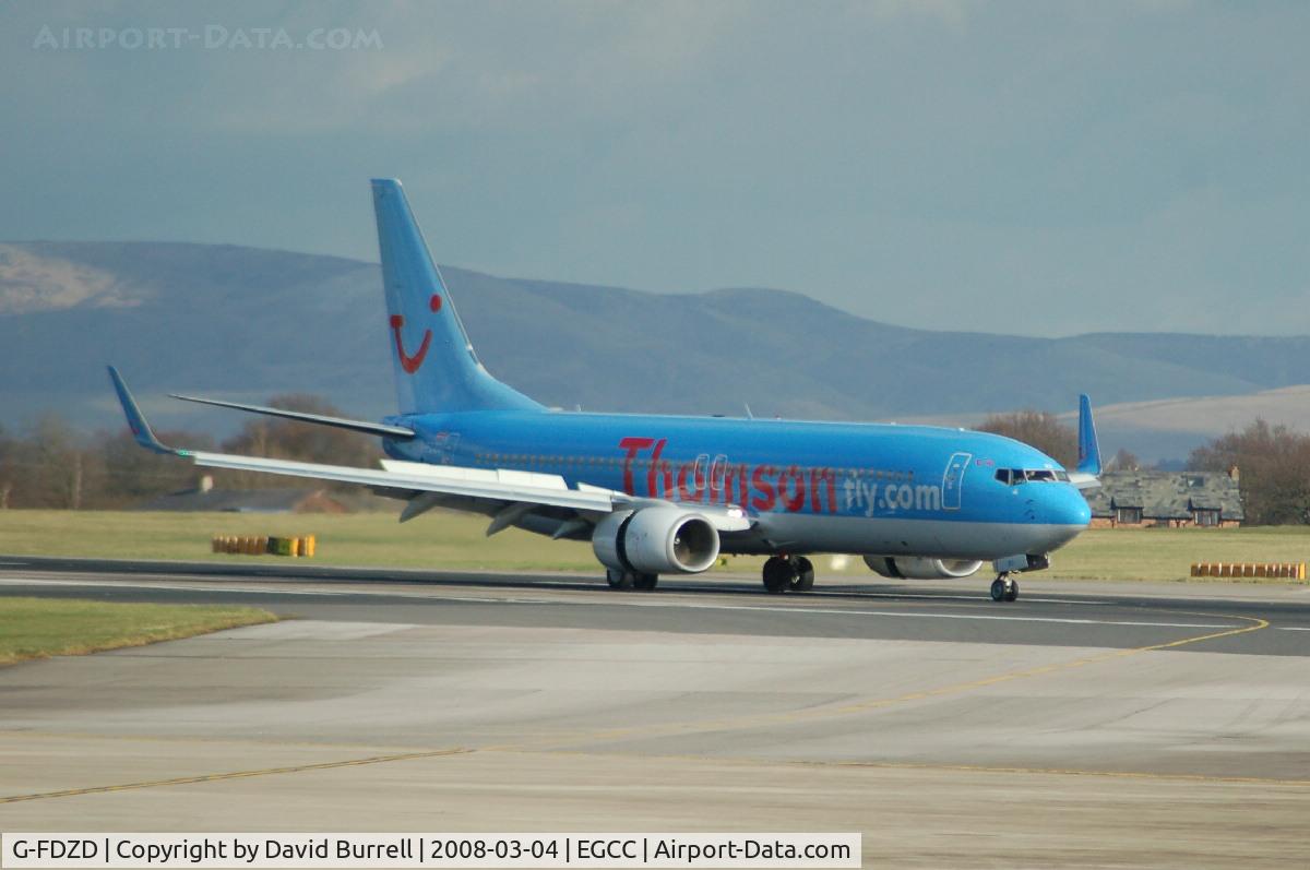 G-FDZD, 2007 Boeing 737-8K5 C/N 35132, Thomson - Landing