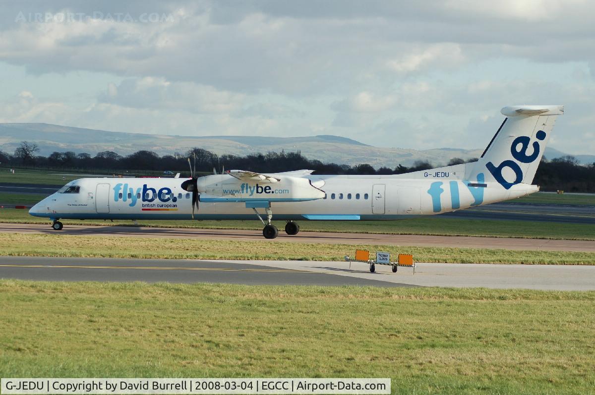 G-JEDU, 2004 De Havilland Canada DHC-8-402Q Dash 8 C/N 4089, Flybe - Taxiing