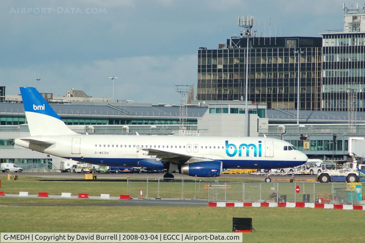 G-MEDH, 2003 Airbus A320-232 C/N 1922, BMI - Under Tow