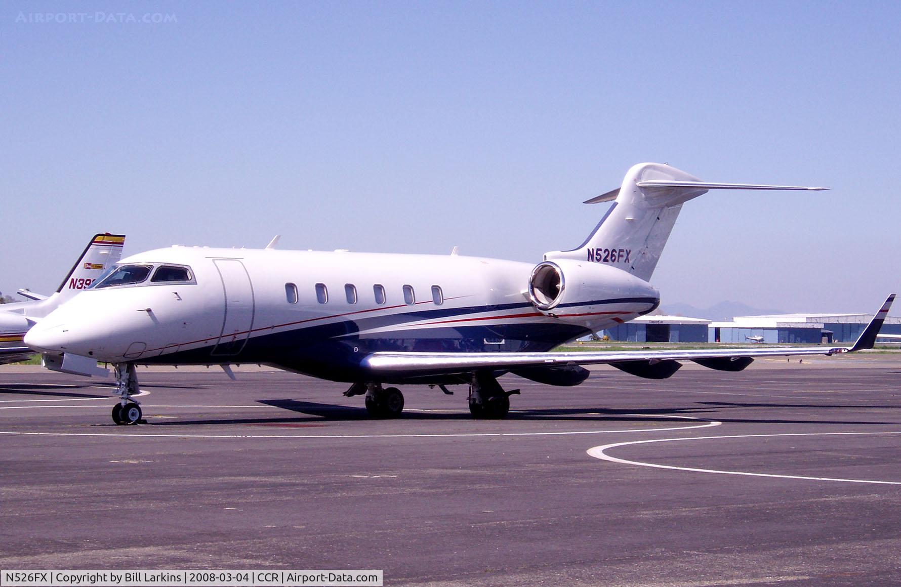 N526FX, 2006 Bombardier Challenger 300 (BD-100-1A10) C/N 20118, Visitor