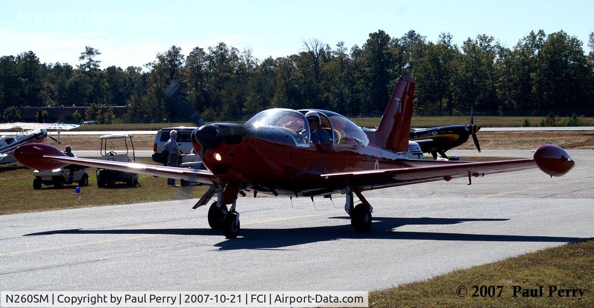 N260SM, 1970 SIAI-Marchetti F-260 C/N 2-40, Bringing her back, headed to the hot ramp