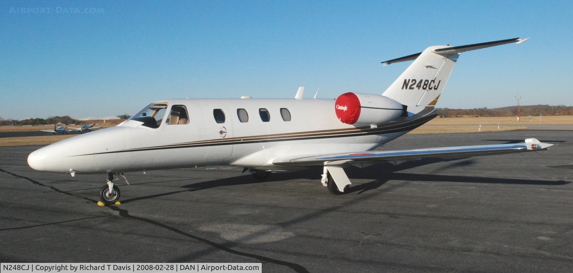 N248CJ, 1998 Cessna 525 CitationJet C/N 525-0248, 1998 Cessna 525 in Danville Va.