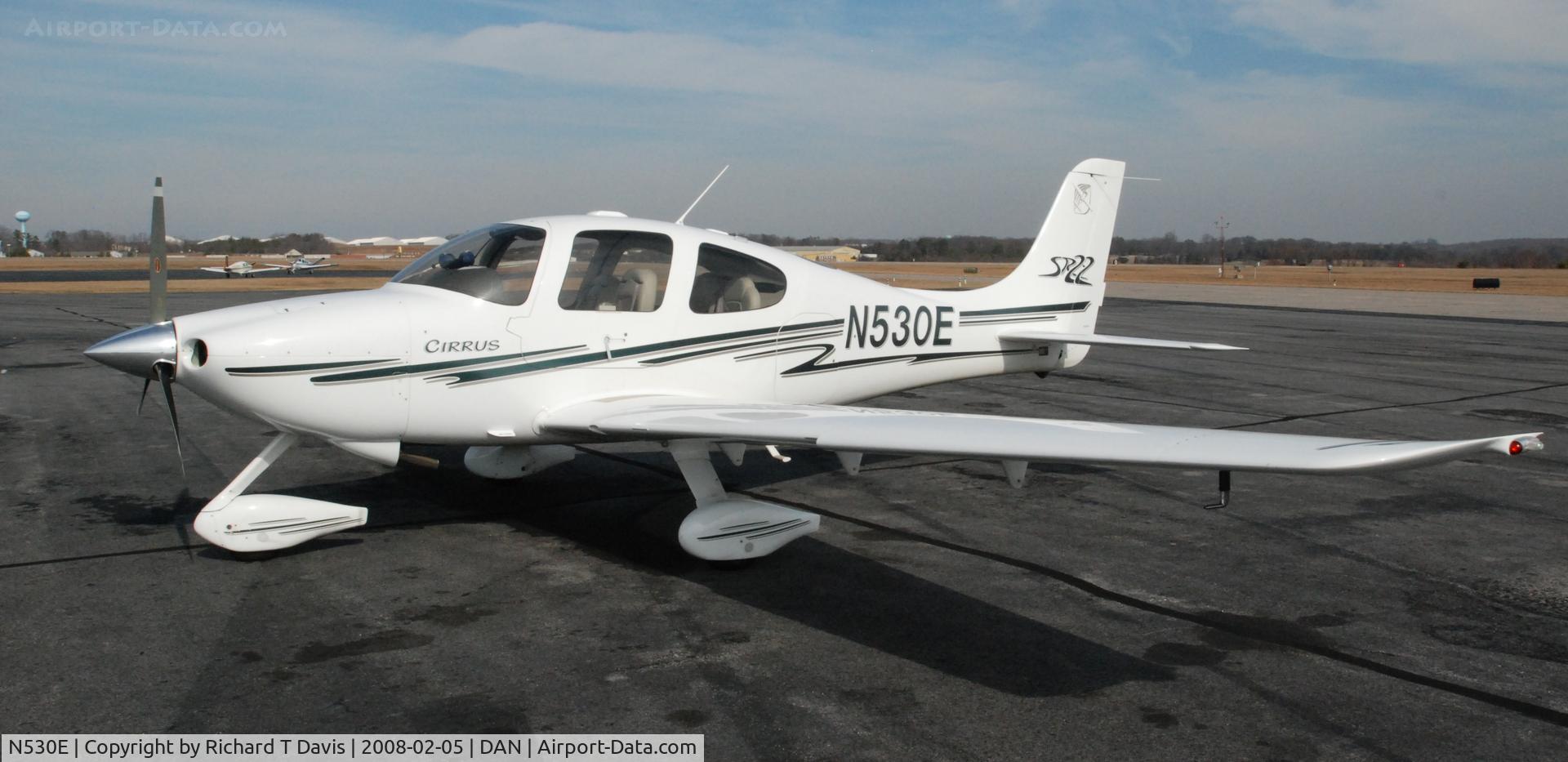 N530E, 2003 Cirrus SR22 C/N 0575, 2003 Cirrus SR22 in Danville Va.