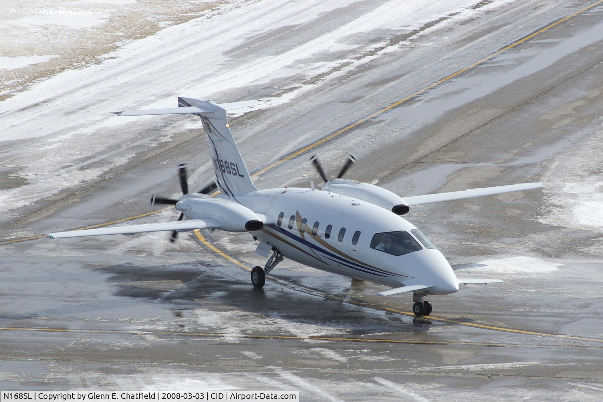 N168SL, 2007 Piaggio P-180 C/N 1139, Taxiing in on Alpha 4 to the ramp