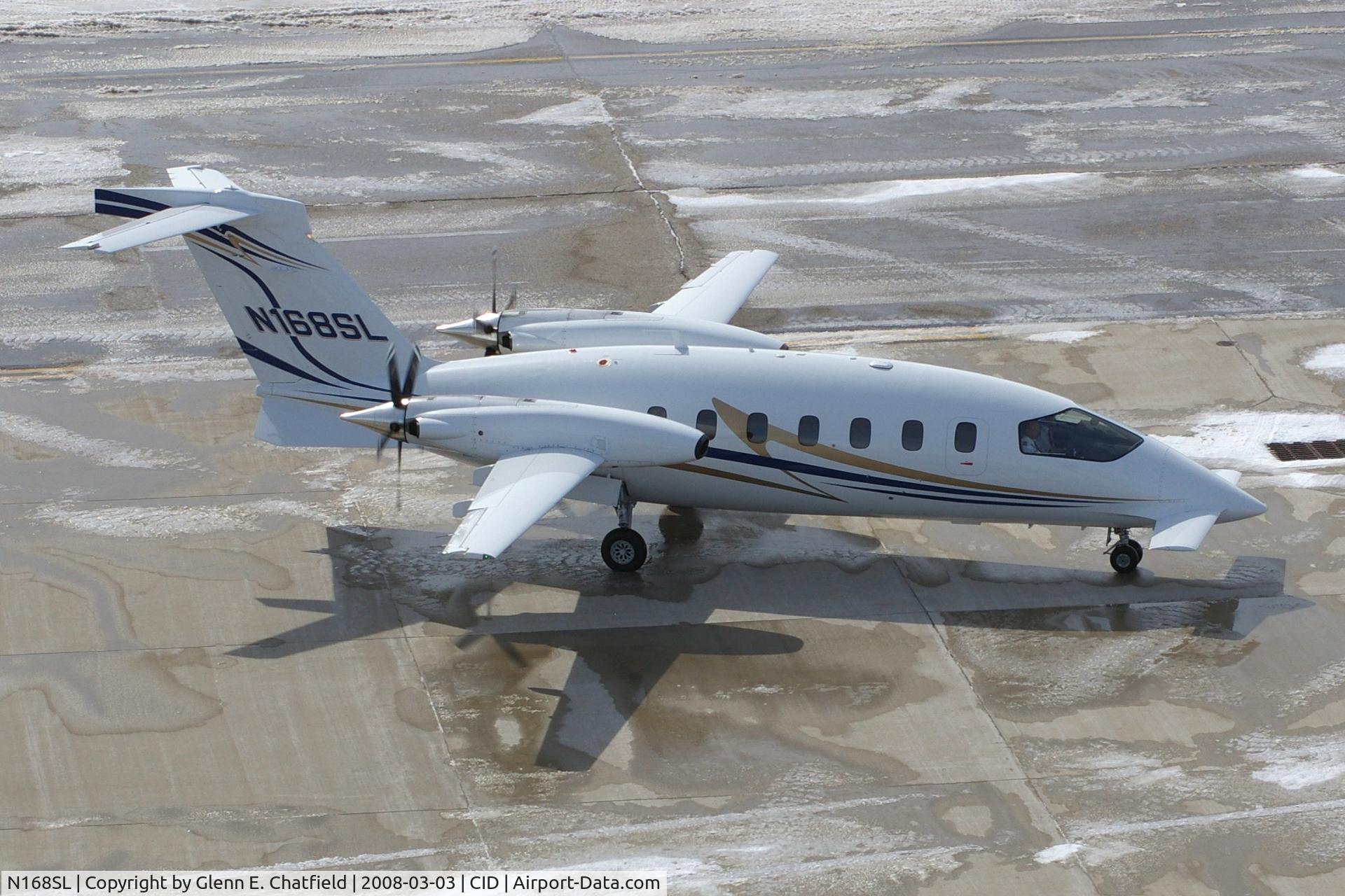 N168SL, 2007 Piaggio P-180 C/N 1139, Below the control tower