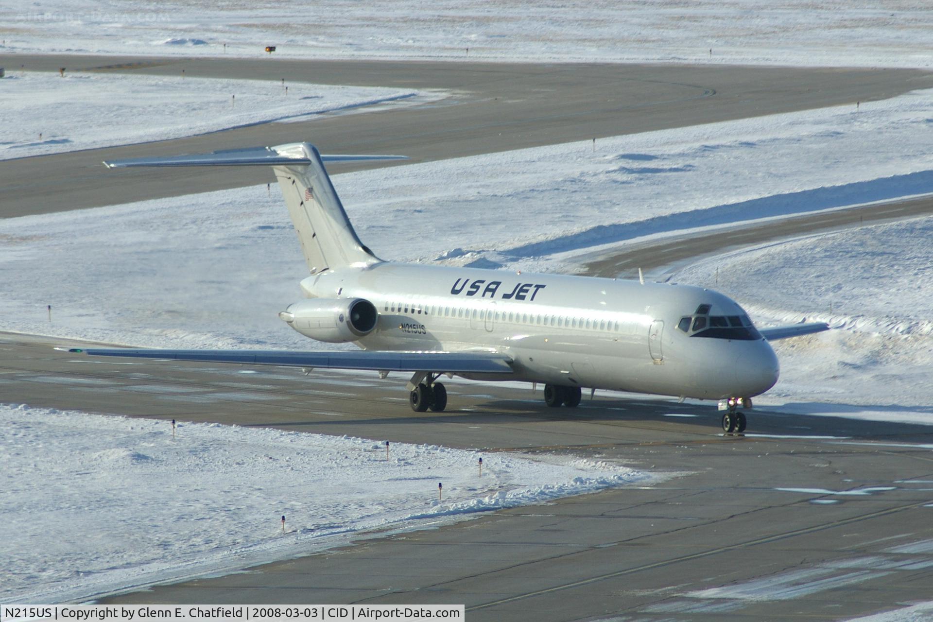N215US, 1970 Douglas DC-9-32 C/N 47480, Jet USA taxiing in on Delta taxiway