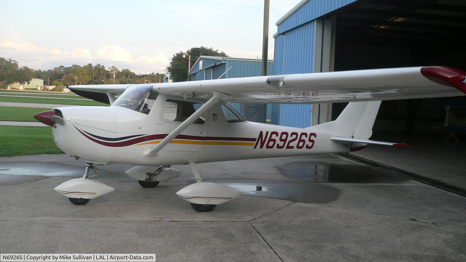 N6926S, 1967 Cessna 150H C/N 15067626, Outside Hangers Lakeland Florida