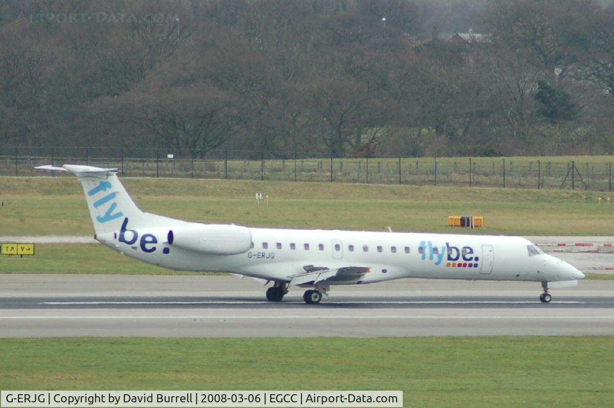 G-ERJG, 2001 Embraer EMB-145EP (ERJ-145EP) C/N 145394, Flybe - Landing