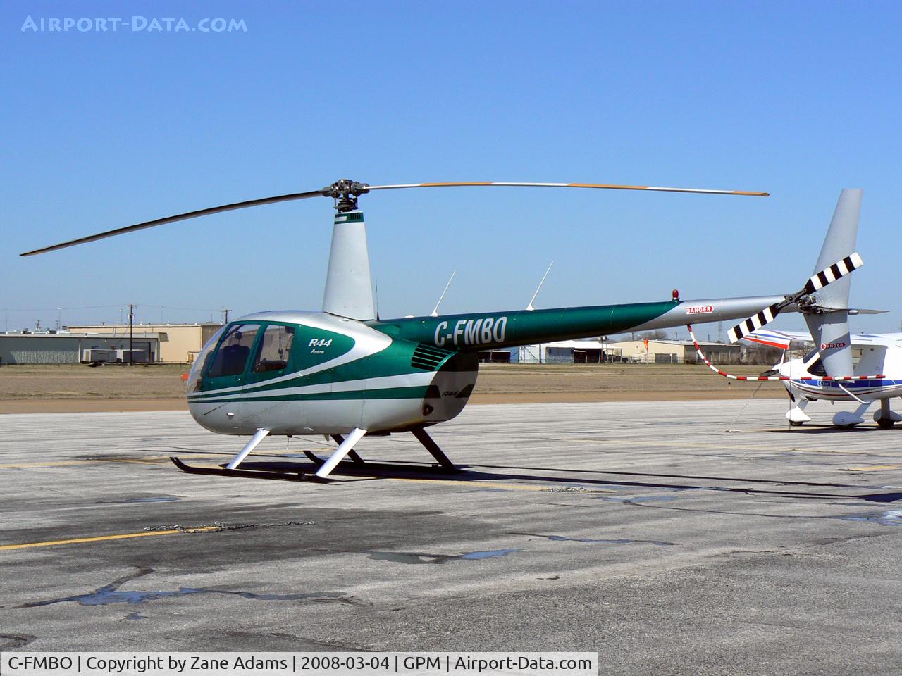 C-FMBO, 1994 Robinson R44 C/N 0106, At Grand Prairie Municipal