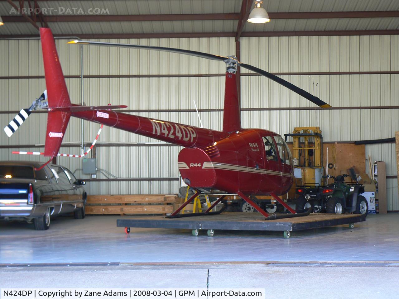 N424DP, 2005 Robinson R44 II C/N 11036, At Grand Prairie Municipal