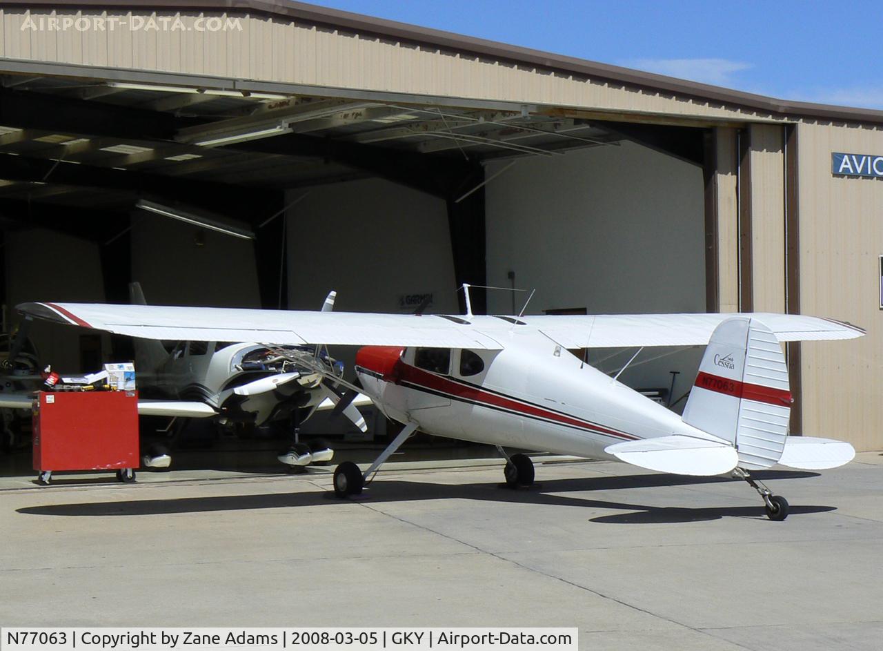 N77063, 1946 Cessna 140 C/N 11517, At Arlington Municipal