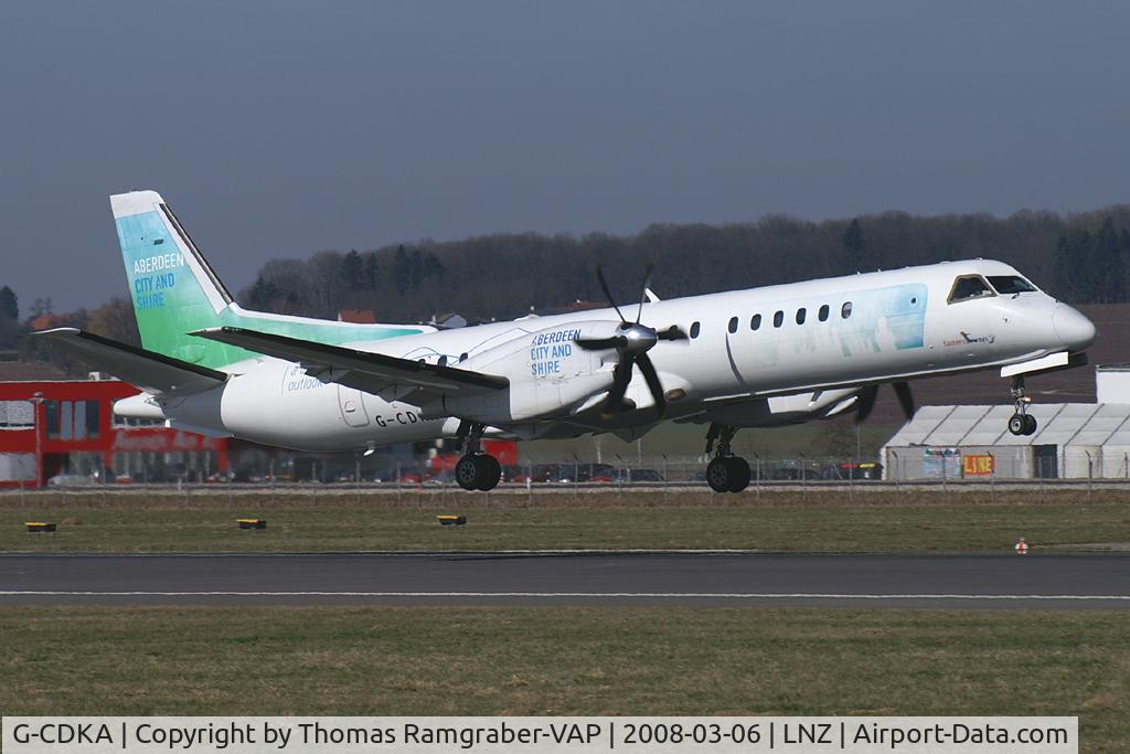 G-CDKA, 1993 Saab 2000 C/N 2000-006, Eastern Airways Saab 2000