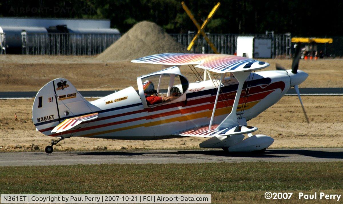 N361ET, 1995 Christen Eagle II C/N 437, Iron Eagle Number One taxiing out