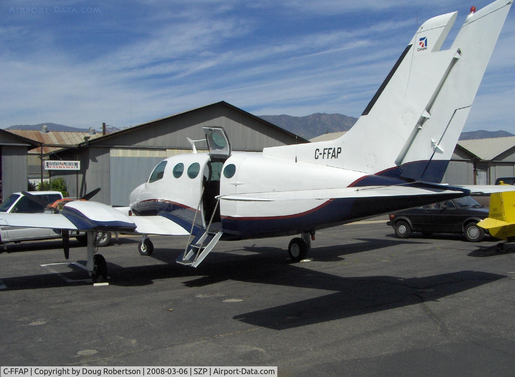 C-FFAP, 1967 Cessna 402 C/N 402-0047, 1967 Cessna 402, two Continental TSIO-520-VBs 325 Hp each, airstair door, cargo door adjacent