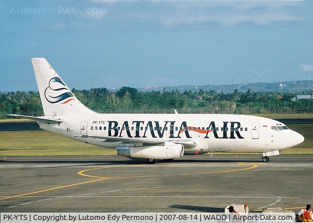 PK-YTS, 1979 Boeing 737-2T4 C/N 22055, BATAVIA AIR