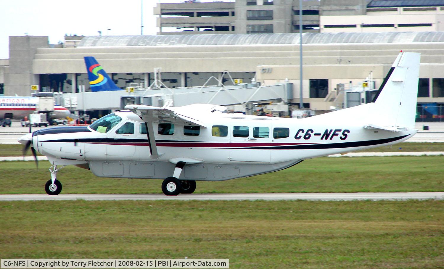 C6-NFS, Cessna 208B Caravan C/N 208B0994, Bahamas registered Cessna Caravan at West Palm Beach