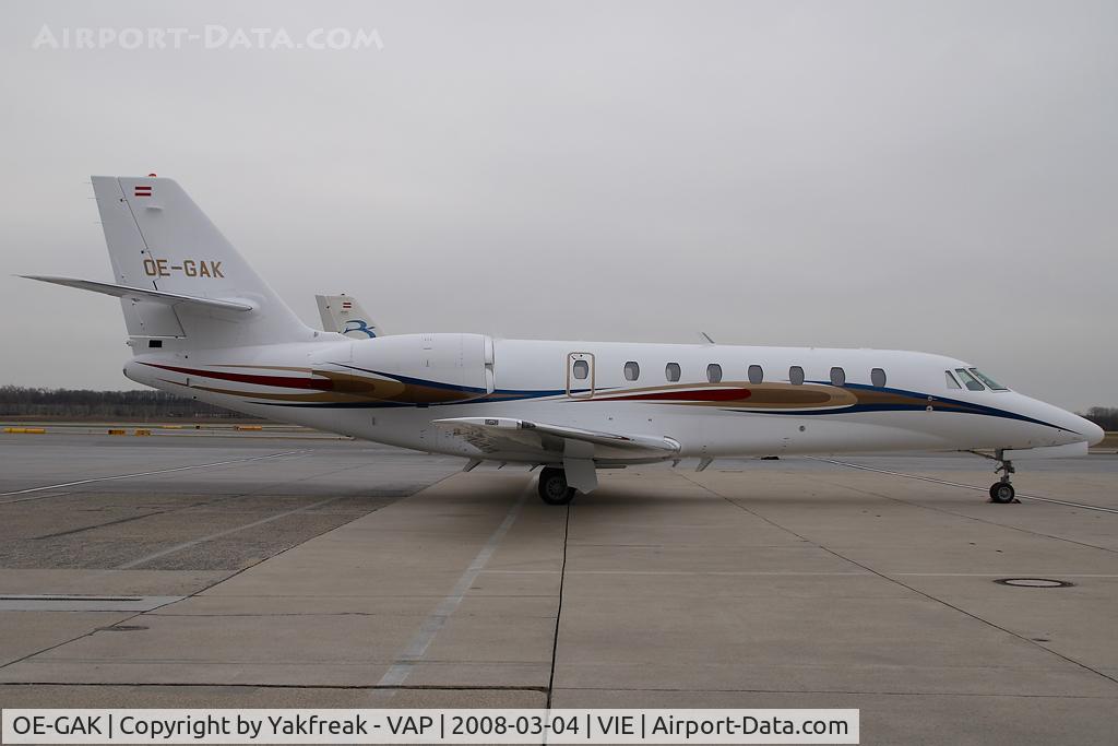 OE-GAK, 2008 Cessna 680 Citation Sovereign C/N 680-0186, Cessna 680 Jet Alliance