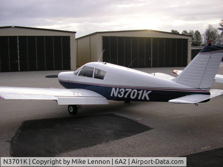 N3701K, 1967 Piper PA-28-140 C/N 28-23696, Just painted.  Advanced Aircraft Refinishers, Tony Dias