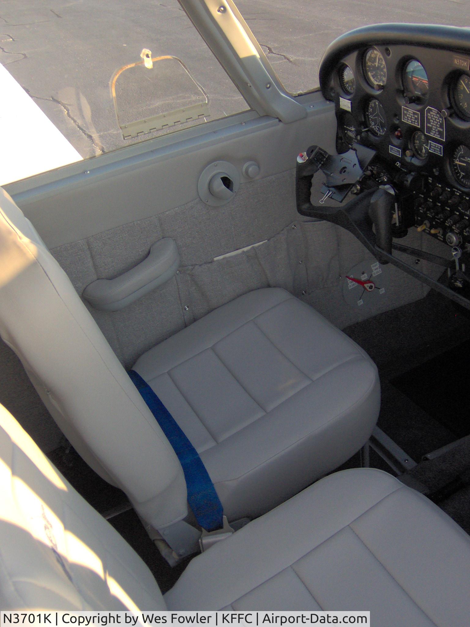 N3701K, 1967 Piper PA-28-140 C/N 28-23696, New interior by Fowler Aviation Interiors