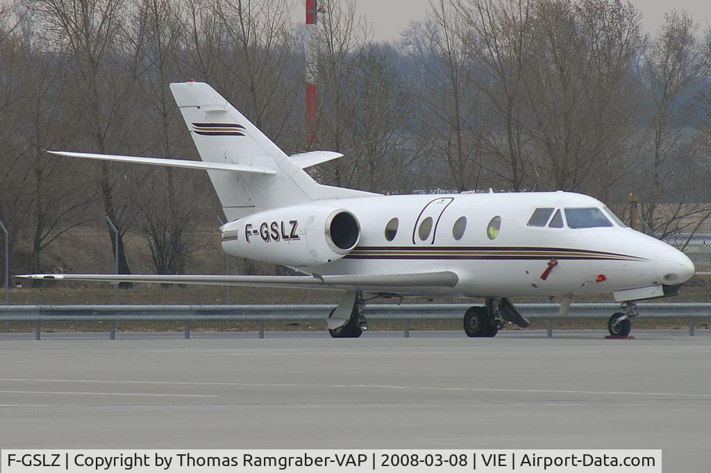 F-GSLZ, 1986 Dassault Falcon 100 C/N 208, T.H.S. Trans Helicopter Service Dassault Falcon 100
