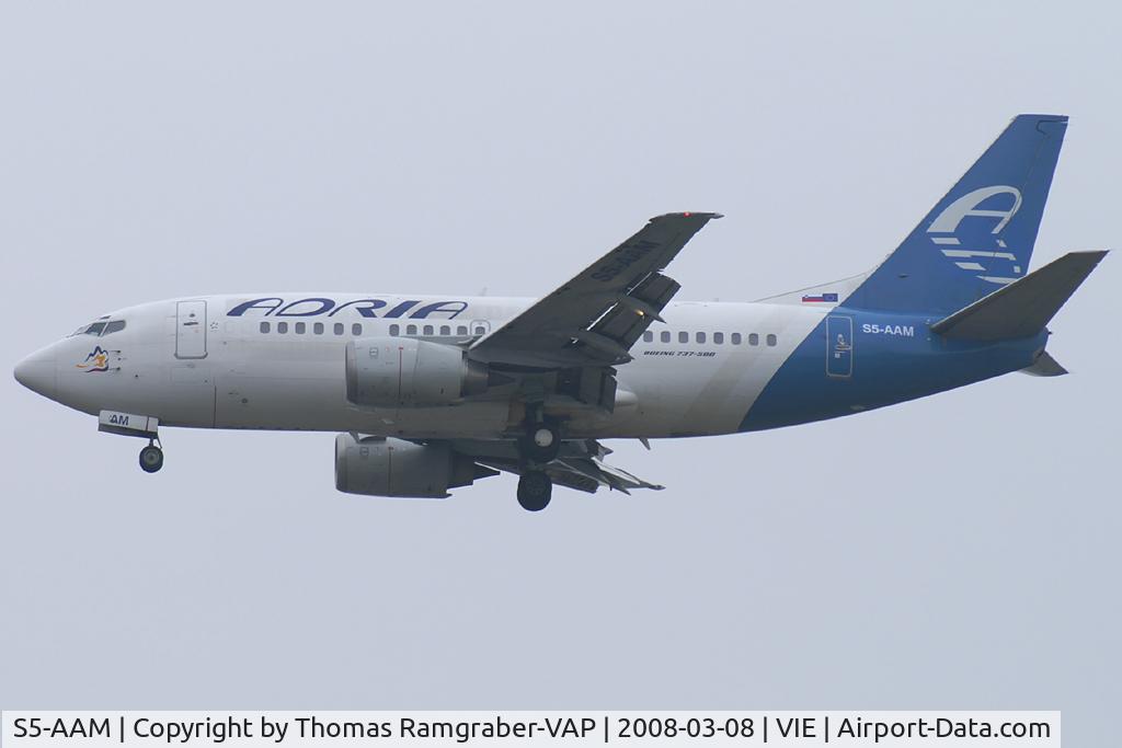 S5-AAM, 1993 Boeing 737-528 C/N 25236, Adria Airways Boeing 737-500