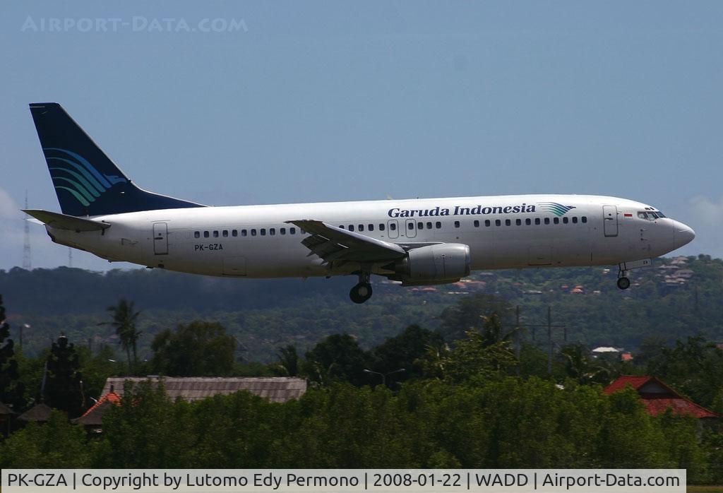 PK-GZA, 1992 Boeing 737-497 C/N 25663 LN:2382, GARUDA INDONESIA