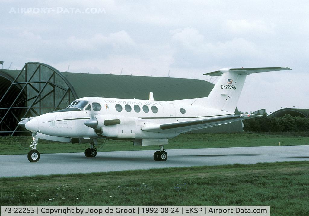 73-22255, 1973 Beech C-12C Huron C/N BC-006, Seen visiting Skrydstrup during the Tactical Fighter Meet exercise.