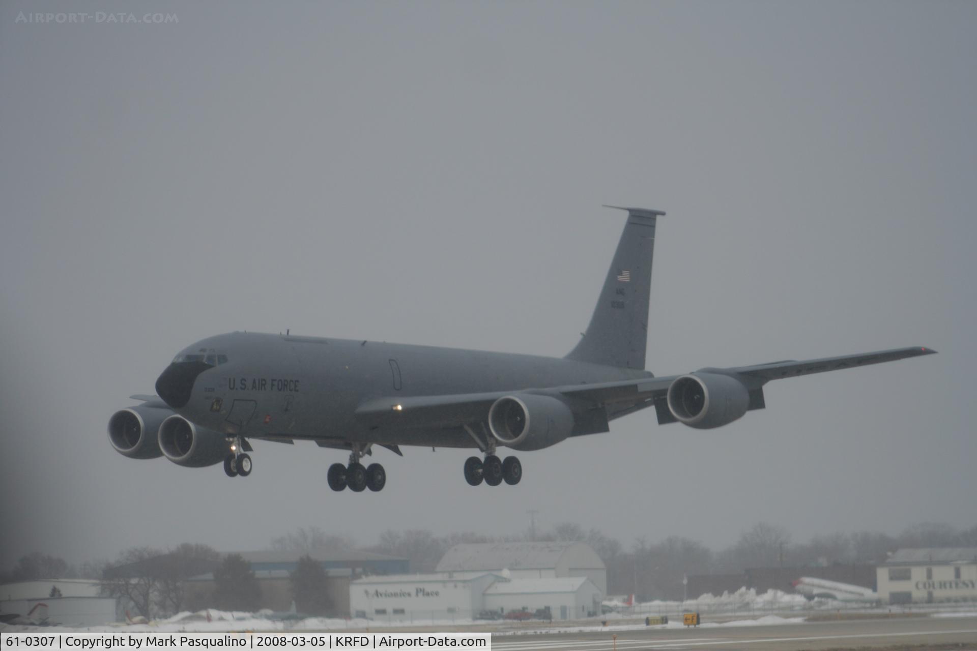 61-0307, 1961 Boeing KC-135R Stratotanker C/N 18214, Boeing KC-135R