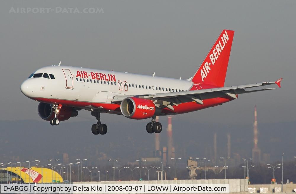 D-ABGG, 2007 Airbus A319-111 C/N 3202, AIR BERLIN  A319-111