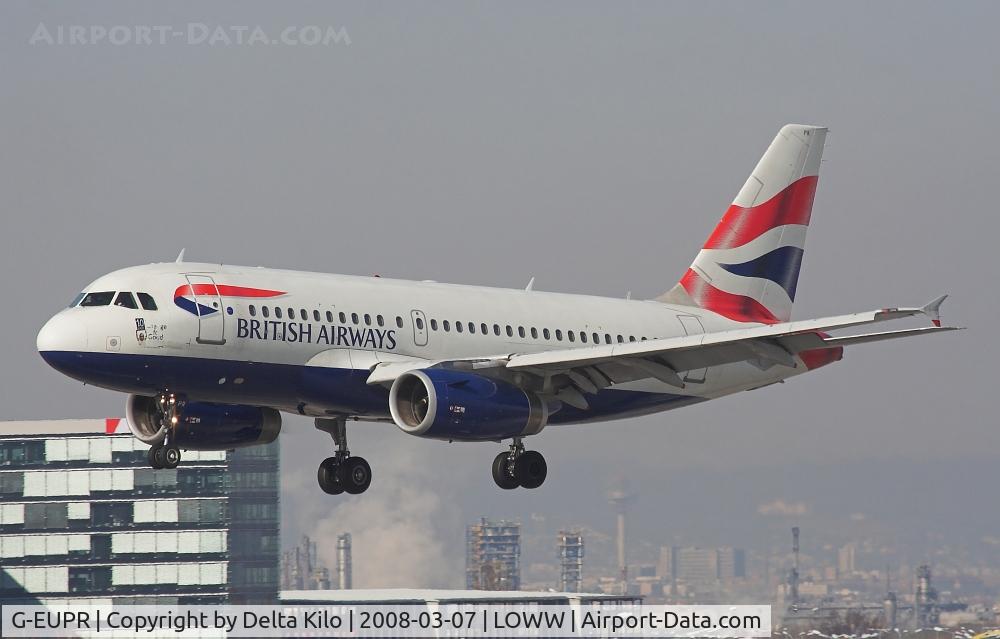 G-EUPR, 2000 Airbus A319-131 C/N 1329, British Airways A319-131