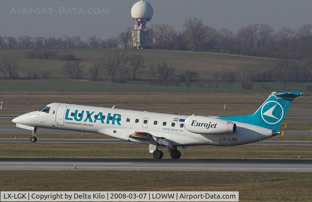 LX-LGK, 2005 Embraer ERJ-135LR (EMB-135LR) C/N 14500886, LUXAIR Embraer 135LR