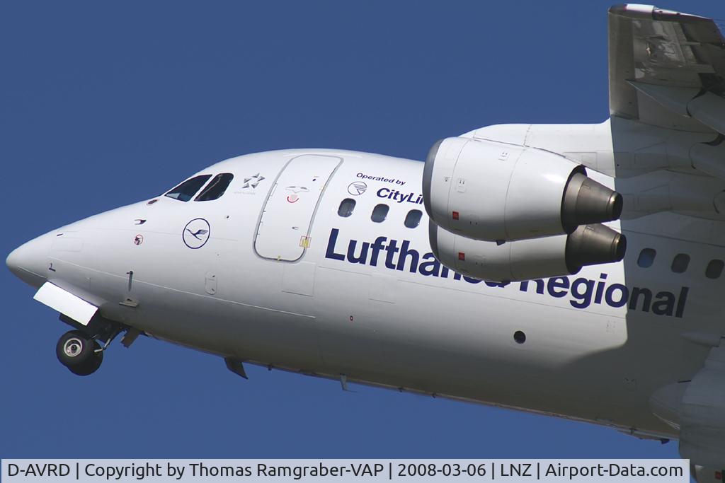 D-AVRD, 1995 British Aerospace Avro 146-RJ85 C/N E.2257, Lufthansa BAe 146
