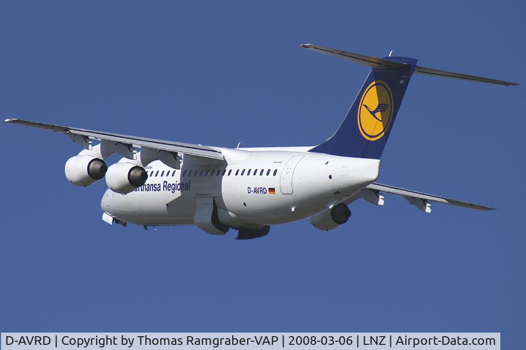 D-AVRD, 1995 British Aerospace Avro 146-RJ85 C/N E.2257, Lufthansa BAe 146