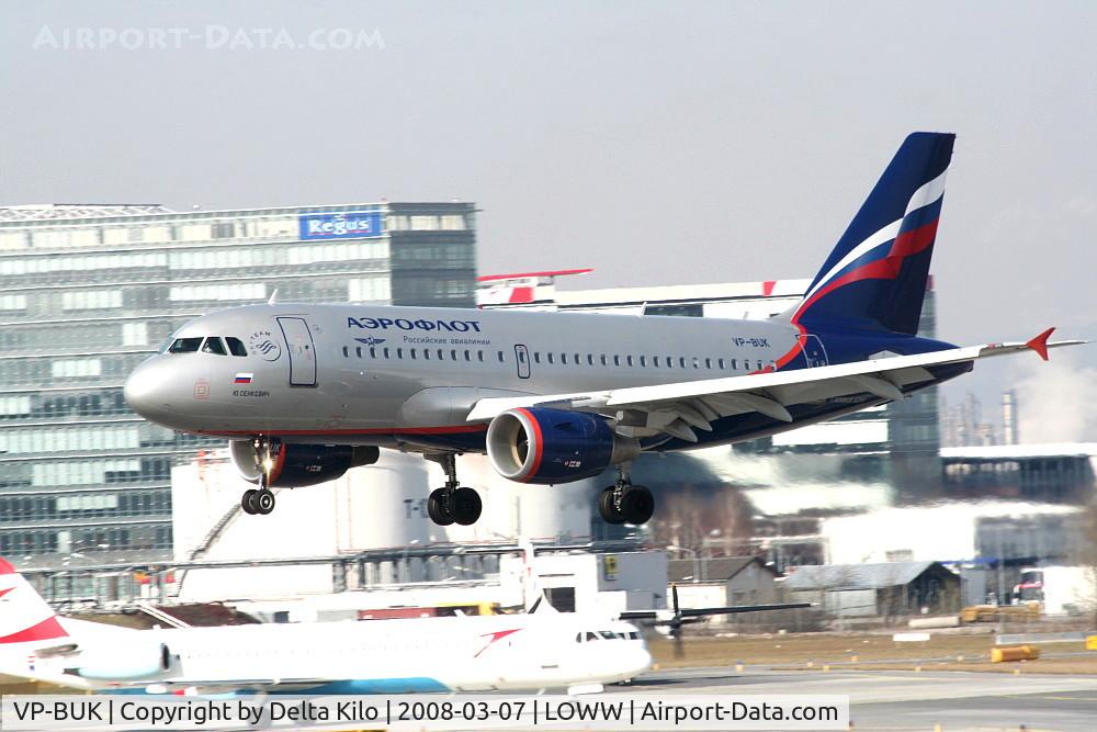 VP-BUK, 2007 Airbus A319-112 C/N 3281, AEROFLOT  A319-114