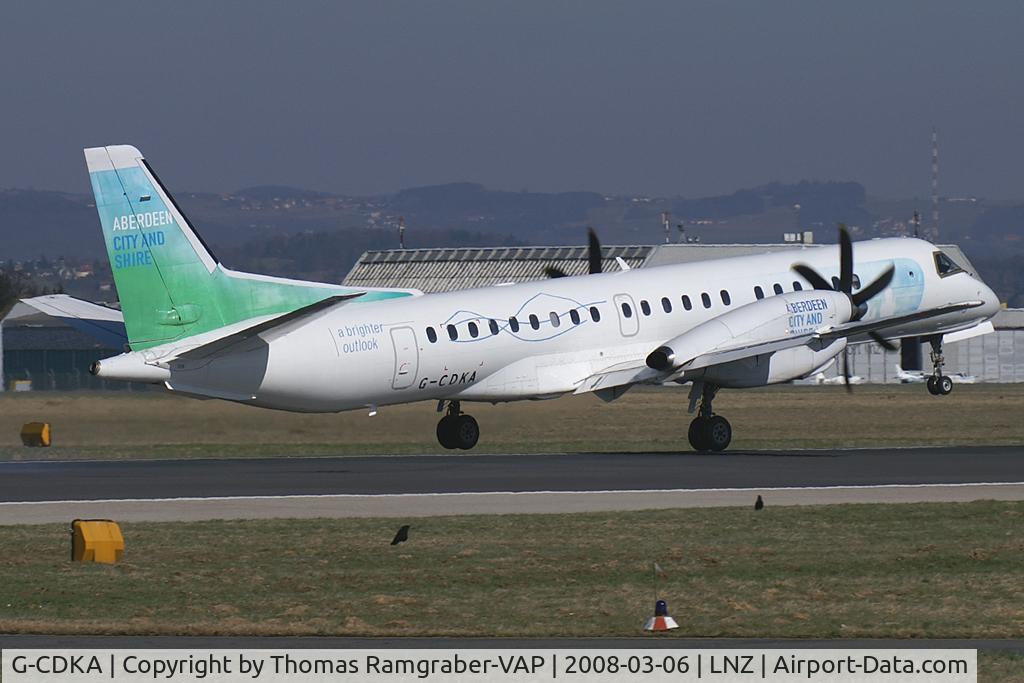 G-CDKA, 1993 Saab 2000 C/N 2000-006, Eastern Airways Saab 2000