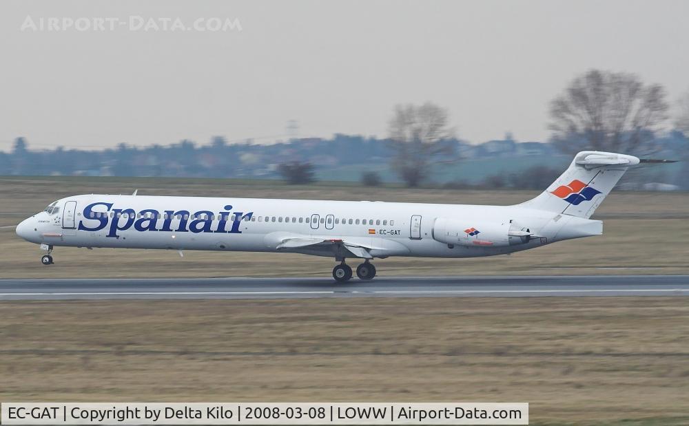 EC-GAT, 1988 McDonnell Douglas MD-83 (DC-9-83) C/N 49709, SPANAIR MD83
