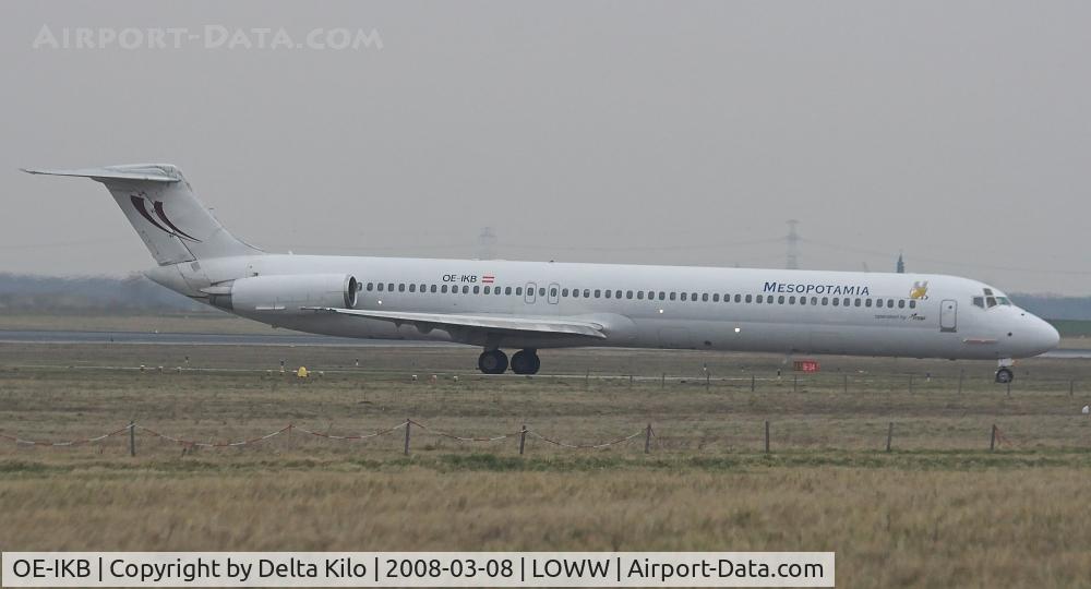 OE-IKB, 1986 McDonnell Douglas MD-83 (DC-9-83) C/N 49448, Mesapotamien Air MD 83 operated by MAP