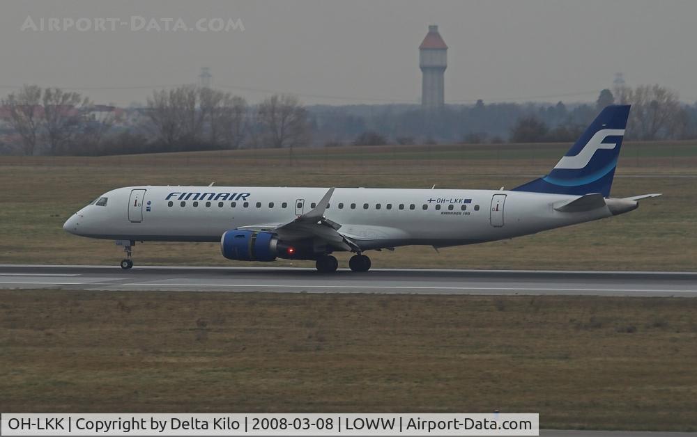 OH-LKK, 2007 Embraer 190LR (ERJ-190-100LR) C/N 19000127, Finnair Embraer 190