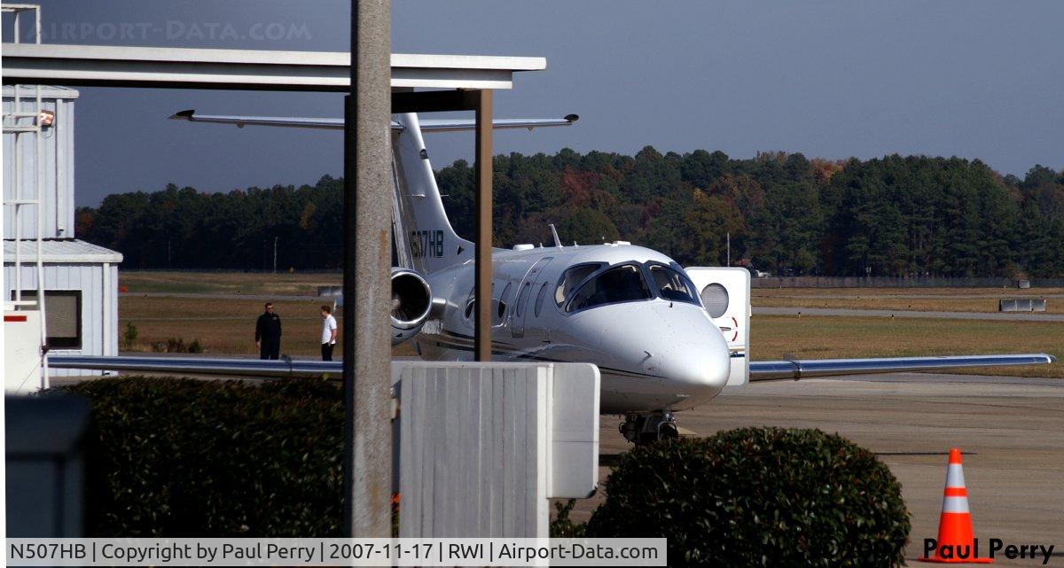 N507HB, 2007 Raytheon Aircraft Company 400A C/N RK-507, Sitting pretty at the terminal