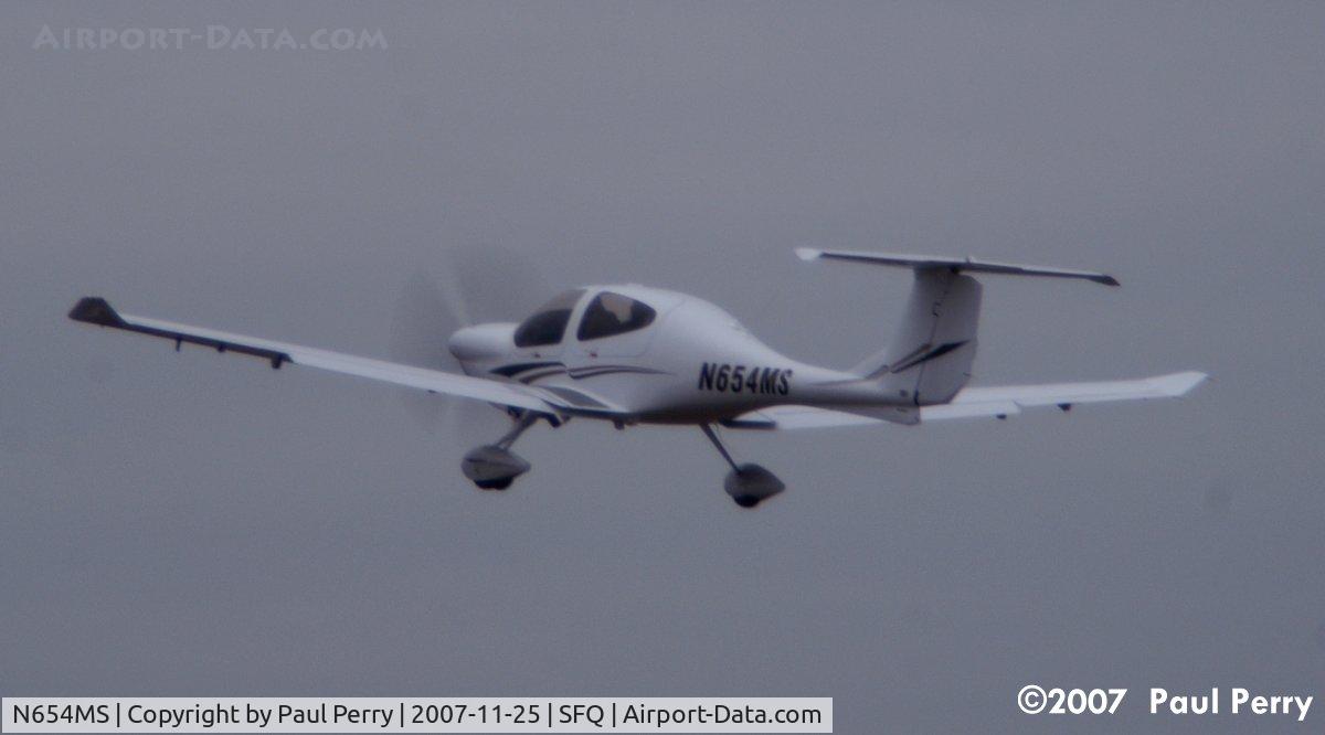 N654MS, 2007 Diamond DA-40 Diamond Star C/N 40.842, A diamond in the rough (skies)