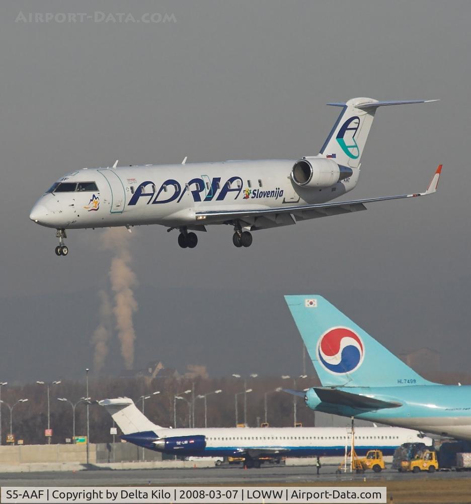 S5-AAF, 1998 Canadair CRJ-200LR (CL-600-2B19) C/N 7272, Adria CRJ 200 LR