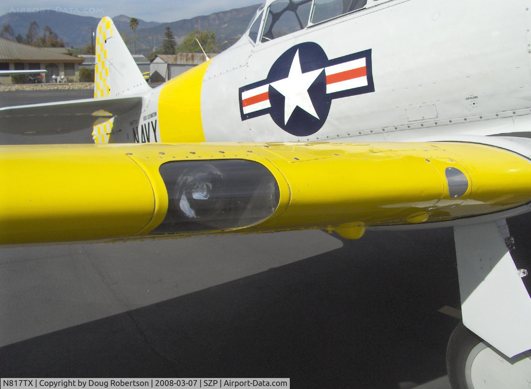 N817TX, 1942 North American AT-6D Texan C/N 88-18022 (42-86241), 1942 North American AT-6D TEXAN 'Problem Child', P&W R-1340 600 Hp, wing landing light-each wing