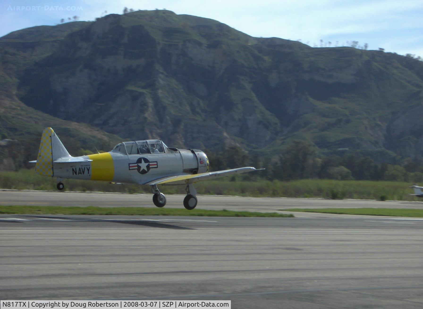 N817TX, 1942 North American AT-6D Texan C/N 88-18022 (42-86241), 1942 North American AT-6D TEXAN 'Problem Child', P&W R-1340 600 Hp, takeoff Rwy 22