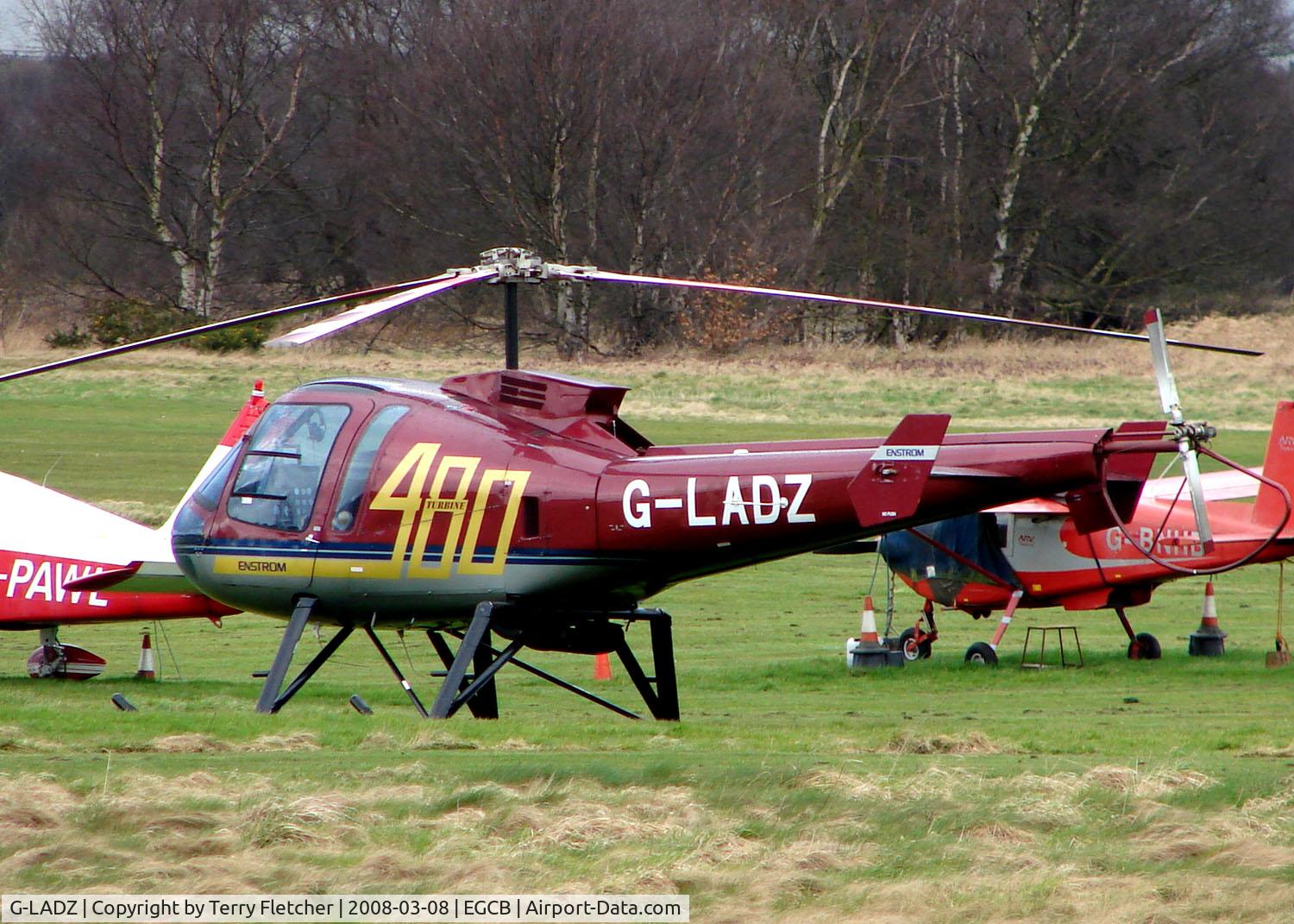 G-LADZ, 1993 Enstrom 480 C/N 5001, Enstrom 480 at Manchester Barton