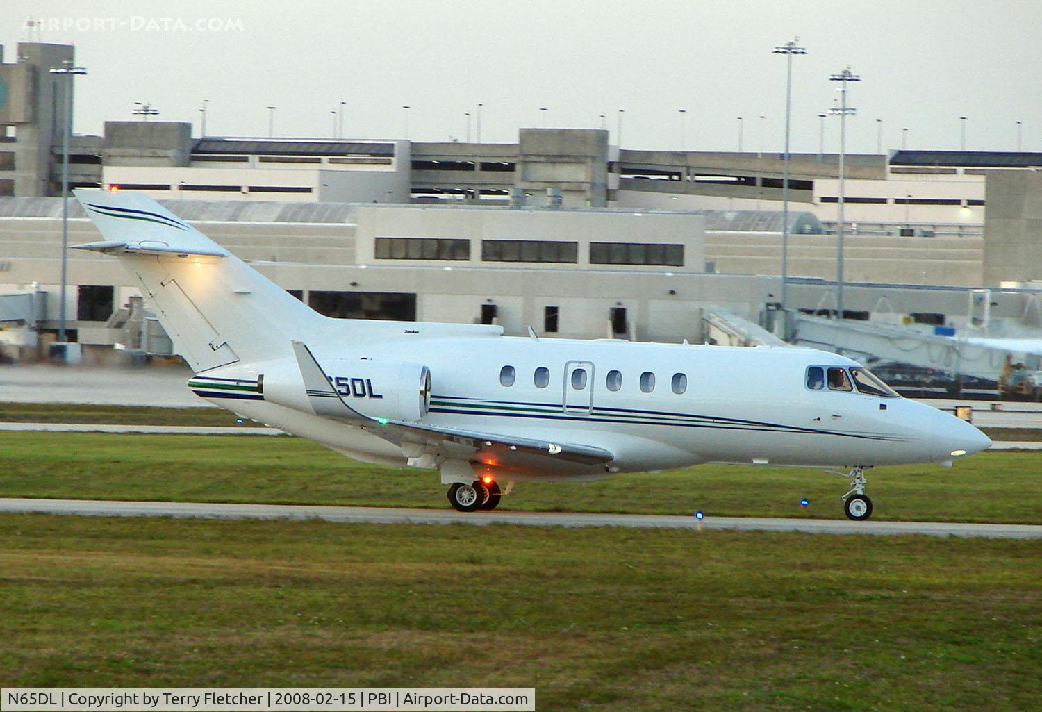 N65DL, 1993 British Aerospace BAe.125 Series 800A C/N 258224, The business aircraft traffic at West Palm Beach on the Friday before President's Day always provides the aviation enthusiast / photographer with a treat