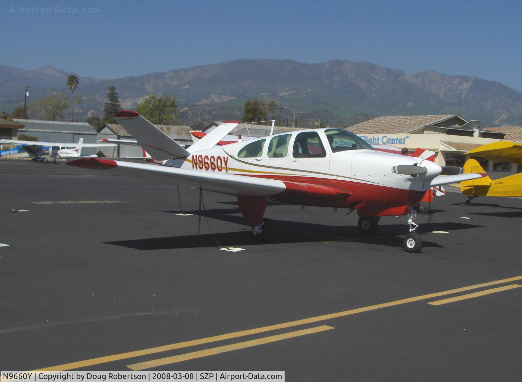 N9660Y, 1962 Beech P35 Bonanza C/N D-7087, 1962 Beech P35 BONANZA, Continental IO-470-N 260 Hp. absolutely stunning appearance